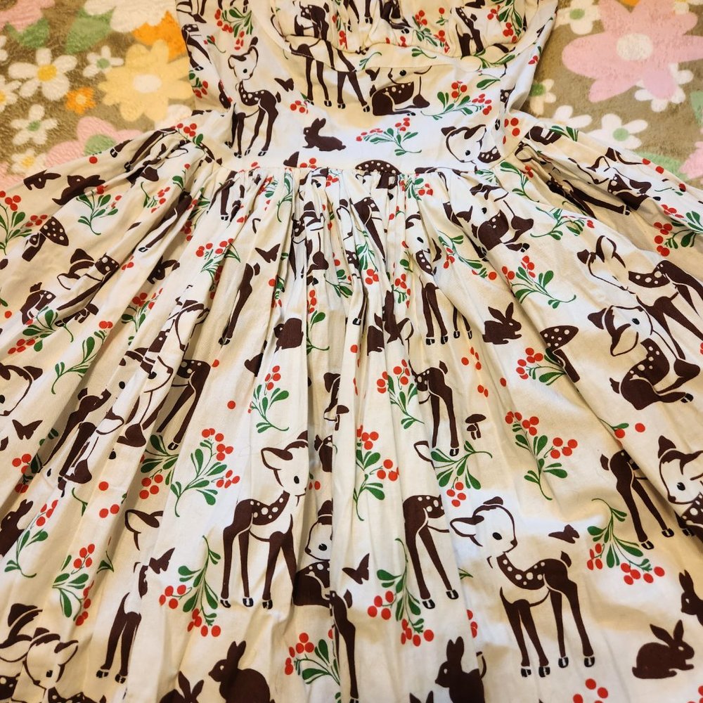 Bernie Dexter Vintage Deer Dress